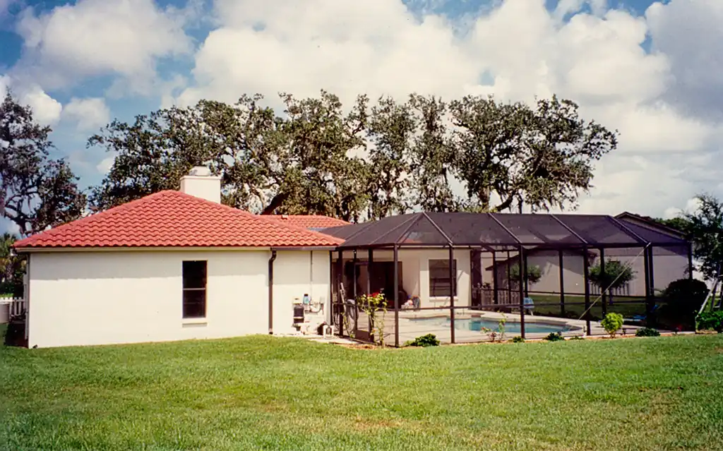 Pool cage and screen enclosure in Tampa Bay, Florida